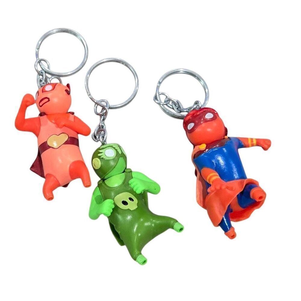 Boneloaf Gang Beast Keychains Set of 3